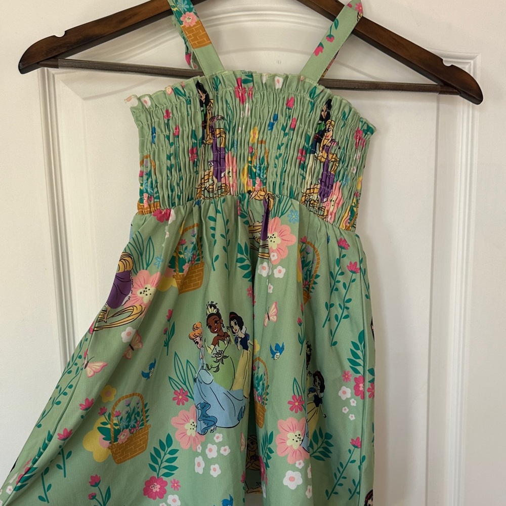 PatPat Light Green Disney Smocked SunDress